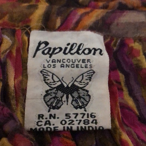 Multi color long drawstring waist skirt - Picture 3 of 7